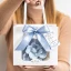Bomboniere Eleganti con Fiore in Porcellana e Cuscino con Shopper e Confezione