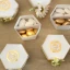 Scatoline portaconfetti Comunione stile ceralacca con calice oro