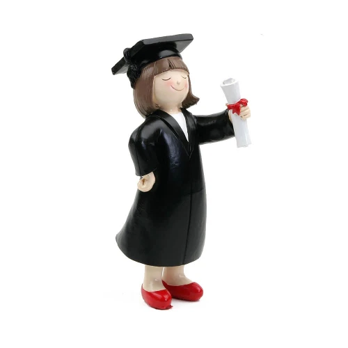 Cake Topper Laurea statuina Laureata
