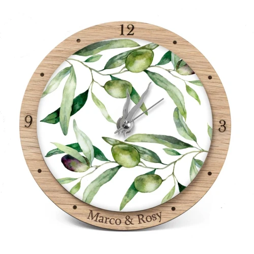 Bomboniere Tema Ulivo Orologio Personalizzato
