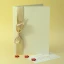 Partecipazione Nozze Elegante Avorio con fiocco - Stile