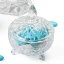 Contenitori confettata scatola porta-confetti con coperchio in vetro con decorati