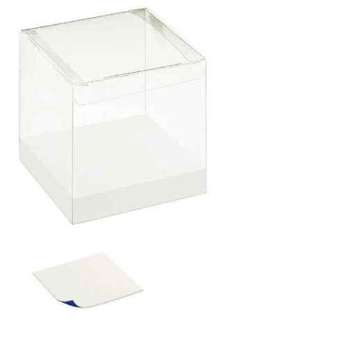 scatole pvc plastica trasparente per bomboniere