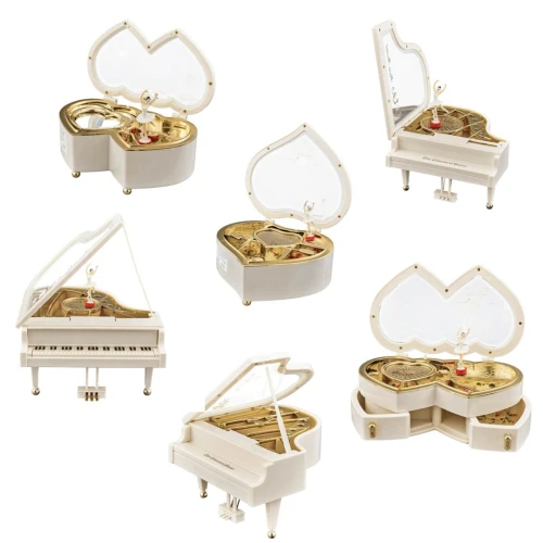 Bomboniere 2026 Comunione Carillon strumenti musicali con base