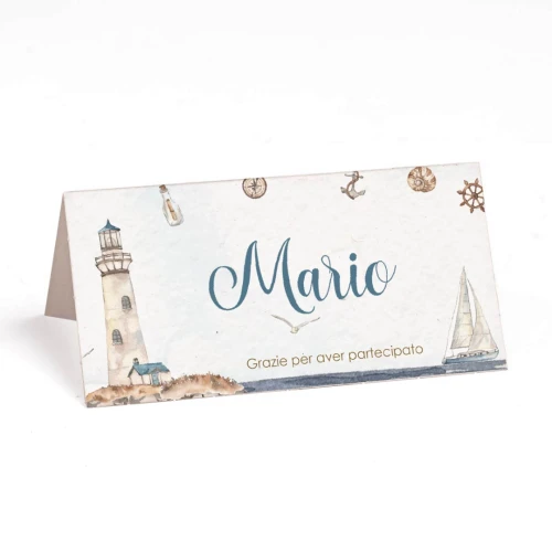 Segnaposto Personalizzabili Tema Mare