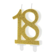 Candele per diciottesimo compleanno numero 18