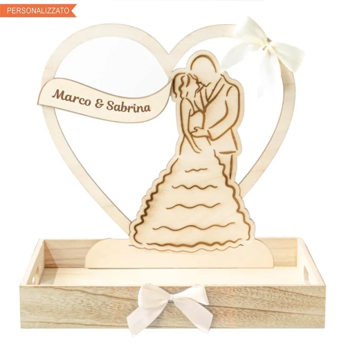 Cesto porta bomboniere Matrimonio Personalizzabile