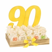 Bomboniere 90 Anni compleanno Cesto con 20 sacchetti