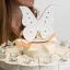 Torta Bomboniere salmone con Farfalle decorate da 35 fette