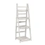 Mensoliera in legno shabby chic bianca