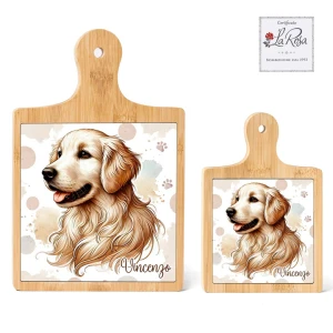 Bomboniere Tema Cane Personalizzate Tagliere in legno