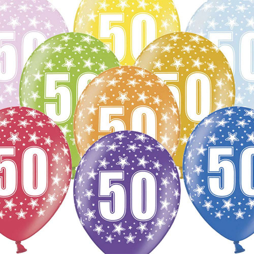 palloncini 50 anni numero cinquanta compleanno