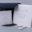 Partecipazione Matrimonio Elegante con fantasia floreale blu scuro - Tokyo