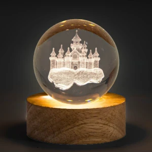 Bomboniere 2026 Sfera LED Castello magico