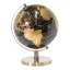 Mappamondo vintage oro e nero idea regalo