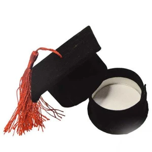 Bomboniere Laurea Tocco Portaconfetti Economico Nero