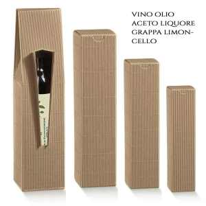 Scatole portabottiglie per bomboniere bottiglie vino olio liquore ecc