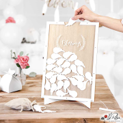 Guest Book idea Originale con Ali per Comunione Cresima e Battesimi