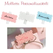 MOLLETTE LEGNO PERSONALIZZATE BOMBONIERE