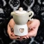 Bomboniere Zuccheriere Colorate con Cuore Legno moka