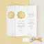 Partecipazioni Matrimonio Elegante - Foglie D\'Oro