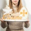 Decorazione da tavolo "Santa Cresima" con colomba e calice