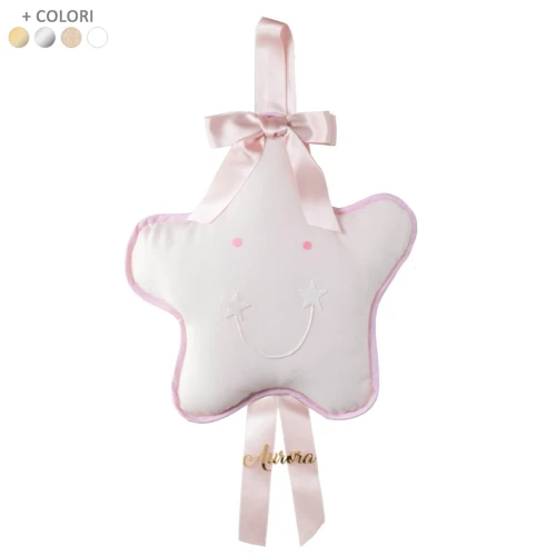 Fiocchi Nascita Bimba Stella Rosa