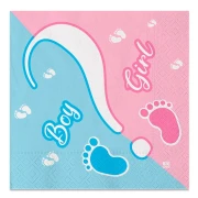 20 tovaglioli di carta 33x33 cm baby shower
