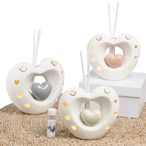 Bomboniere 2026 Linea Immenso Profumatori a LED con cuoricini