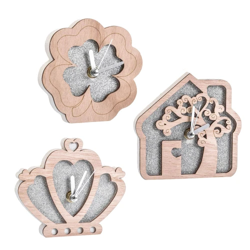 bomboniere Originali Orologi in legno con glitter in OFFERTISSIMA