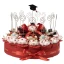 Torta Bomboniere Laurea 15 fette con Coccinelle clip