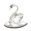 Bomboniere 2026 Nozze d\'Argento Cigno Cristallo con Base Personalizzata