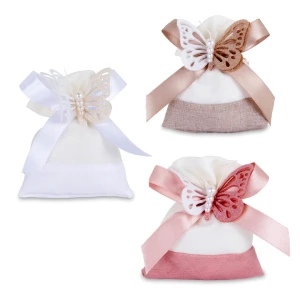 Bomboniere 2026 Linea Mariposa Sacchettini Portaconfetti con farfalla in feltro