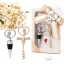 ⚡OFFERTISSIMA Bomboniere Utili Set Vino Apribottiglie e Tappo in Metallo Coppia Sposi