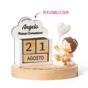⚡OFFERTISSIMA Bomboniere Linea Dolcino 2026 Calendario Angioletto su nuvoletta con palloncino