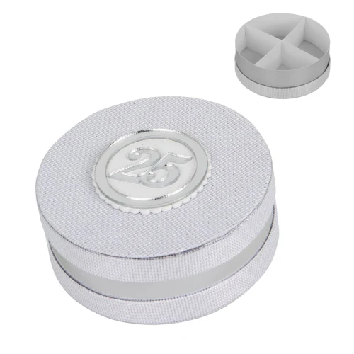 Bomboniere Nozze d\'Argento 2026 Linea Life Scatolina Portaconfetti con numero 25