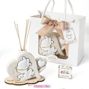 Bomboniere Comunione Linea Petrus 2026 Profumatore con icona calice e base decorata