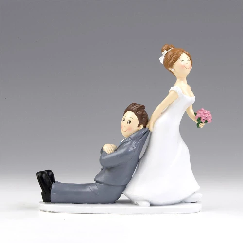 Cake Topper sposi simpatici Umoristici
