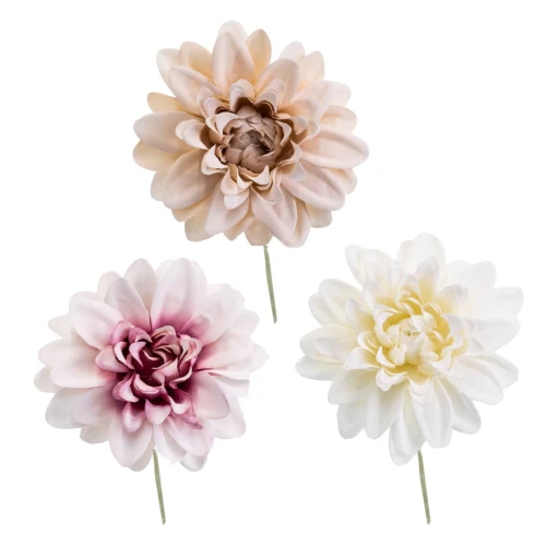 Fiore di Dalia Grande in tessuto per Bomboniere fai da te