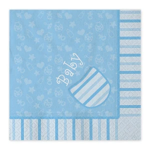 20 tovaglioli di carta 33x33 cm baby boy