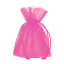 Sacchetto organza porta confetti con tirante misura 7x10 cm