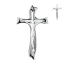 Idea Regalo Originale Croce Sacra in Argento Moderna