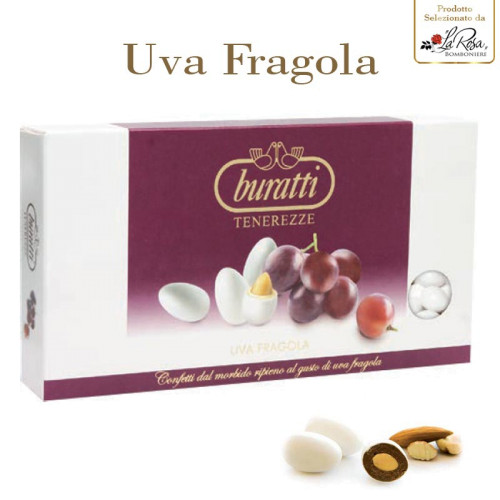 Confetti Buratti - Tenerezze gusto Uva Fragola