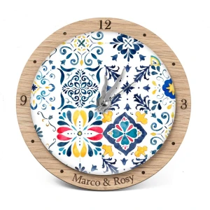 Bomboniere Tema Maioliche Orologio Personalizzato