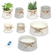 Bomboniere Solidali Quadrifoglio Linea Terra 2026 in ceramica