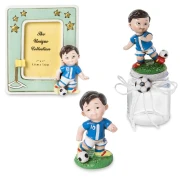 Bomboniere Tema Calcio Calciatore azzurro