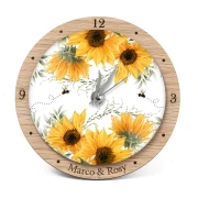 Bomboniere Tema Girasole Orologio Personalizzato