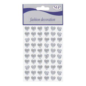 applicazione Cuori Diamond adesivi 60 pezzi