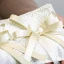 Cuscino Portafedi Matrimonio glitter oro - Alta Qualità