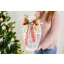 Idea Regalo Natale - Idea regalo Lanterna shabby con decorazione Rosso